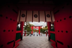 Exiting Fushimi Inari