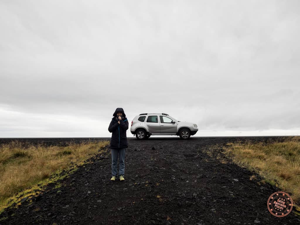 dacier duster on highway 1 in iceland itinerary