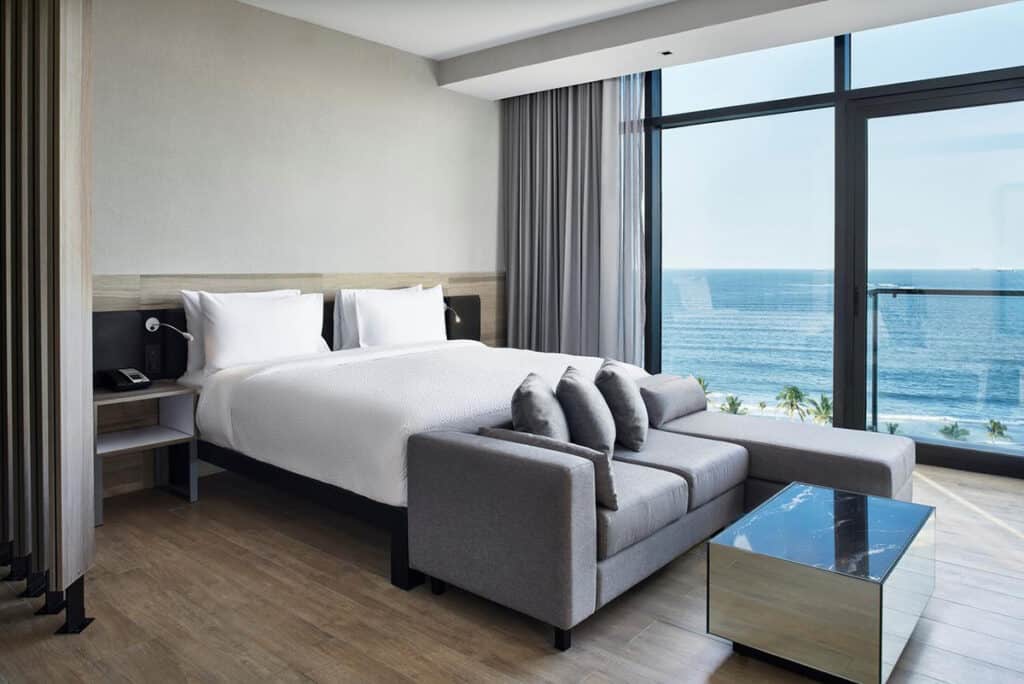 ac hotel veracruz bedroom in mexico