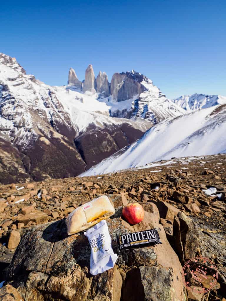 boxed lunch at cerro paine