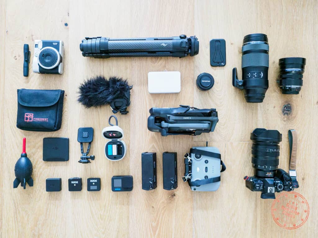 camera gear to bring for cold weather travel