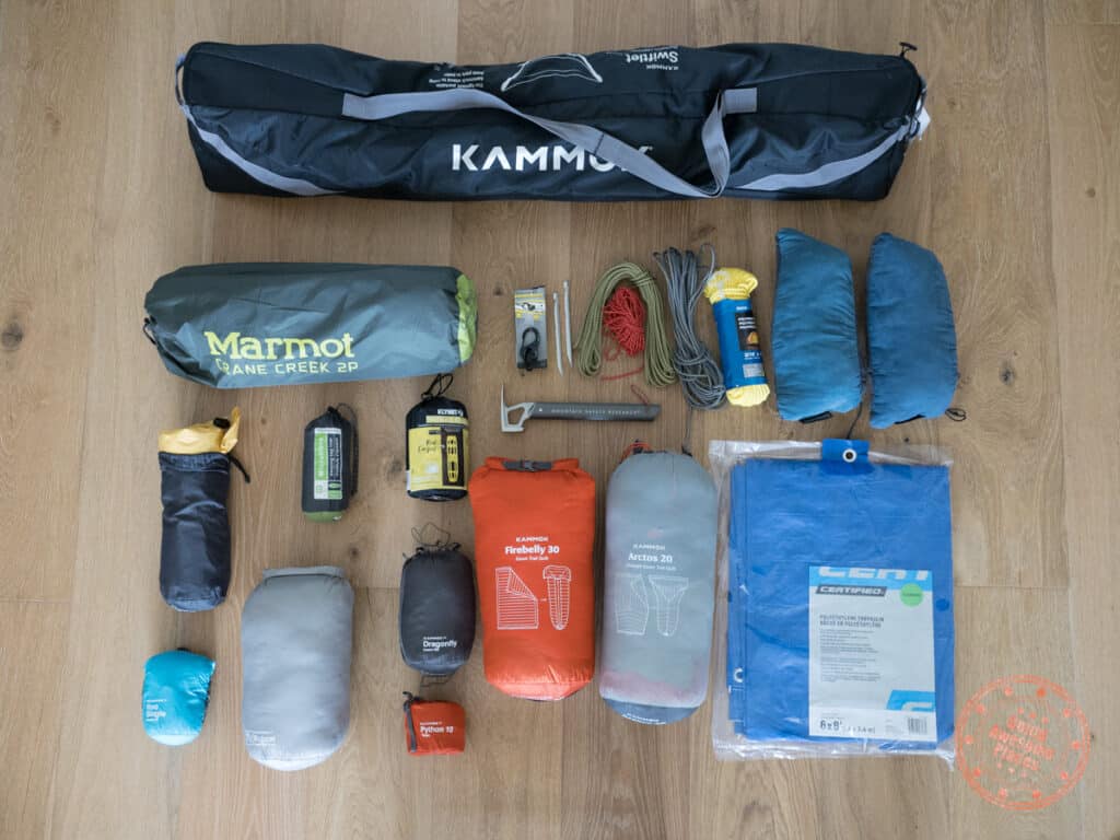 camping packing list tent and hammock gear