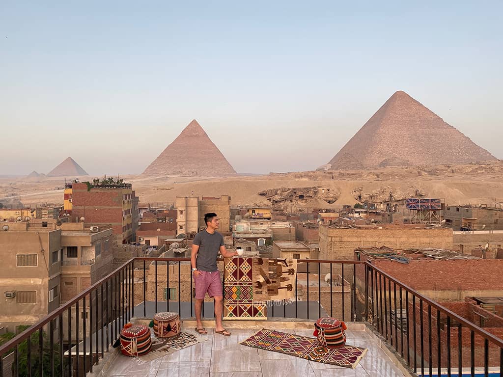 comfort pyramids inn with pyramids of giza view in cairo