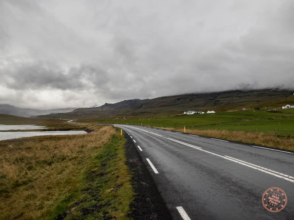 driving ring road in iceland with waze app