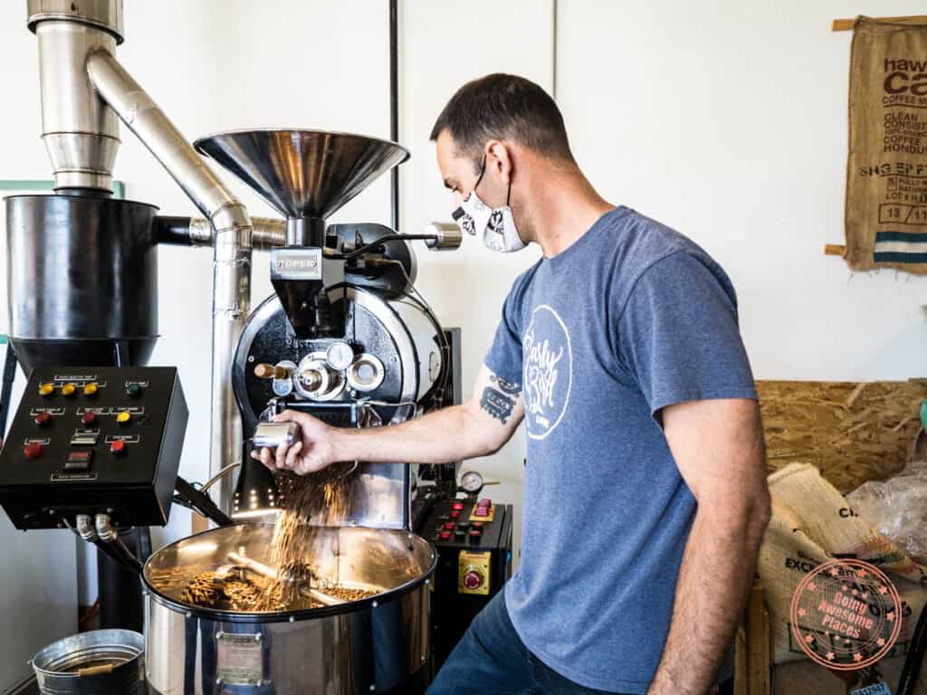 early bird coffee roasting lab experience in oxford county