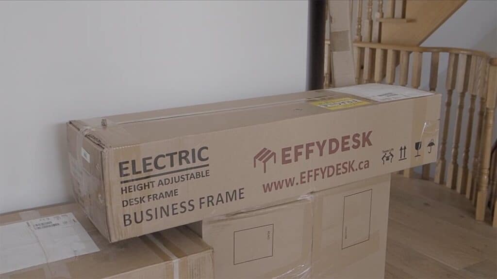 effydesk business frame for terradesk standing desk box
