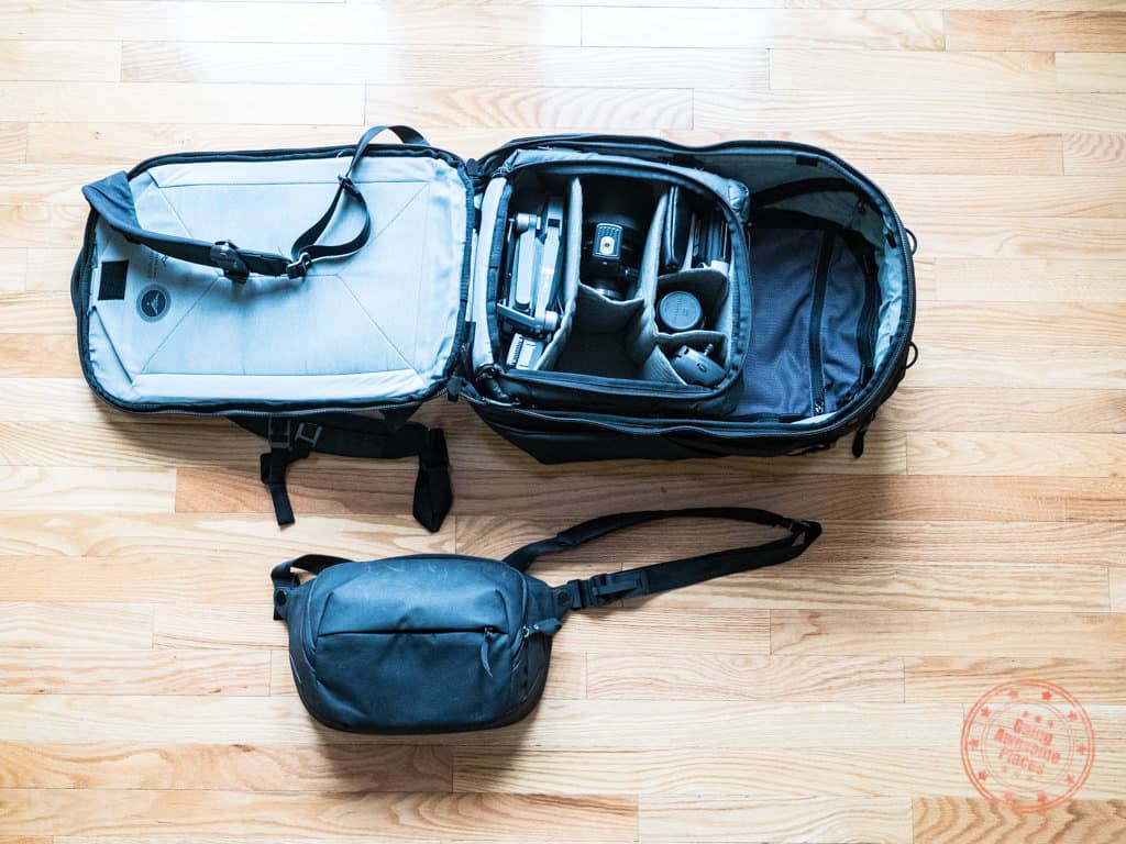 egypt packing list backpack and sling