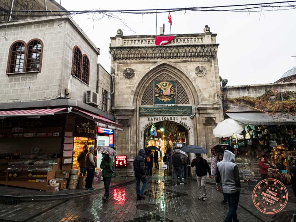entrance to grand bazaar