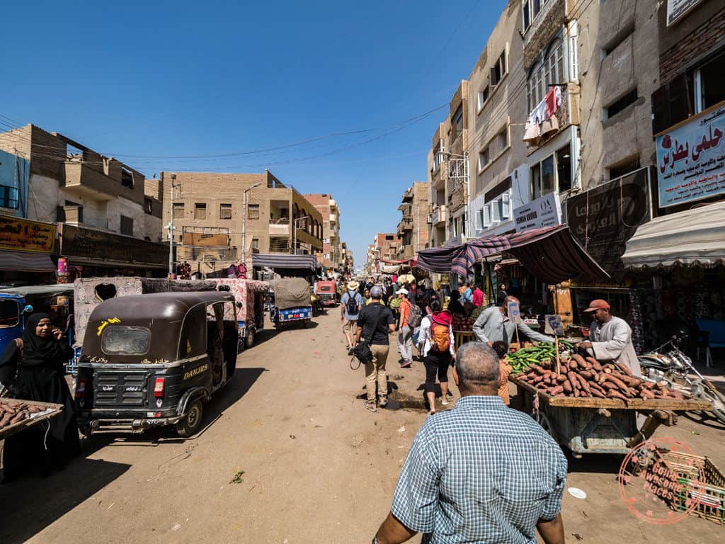 esna local market walk with djed egypt travel