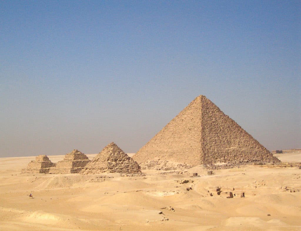 pyramids of egypt is one of the most beautiful places in africa