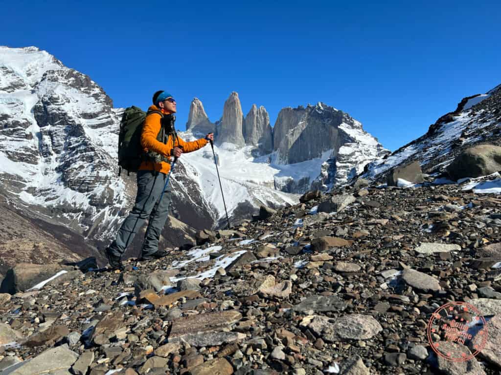 hiking gear used for cerro paine in patagonia