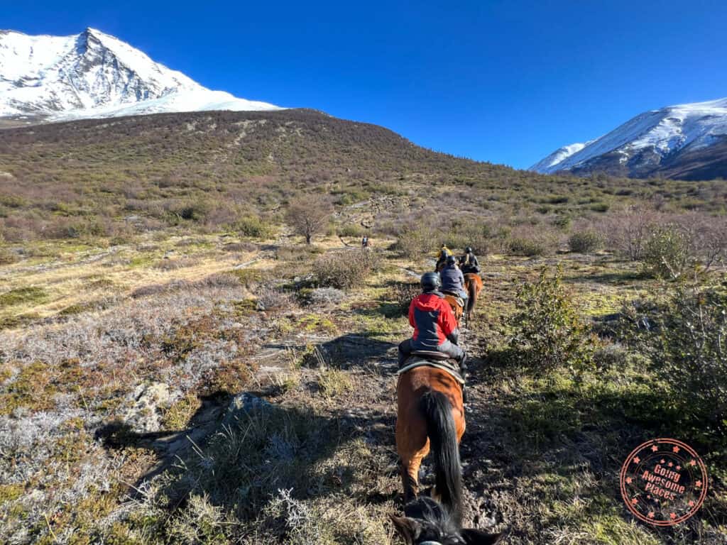 horseback riding experience in torres del paine