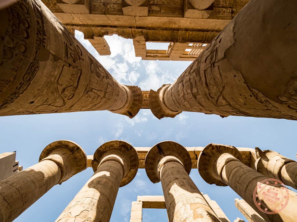 karnak temple luxor hypostyle columns
