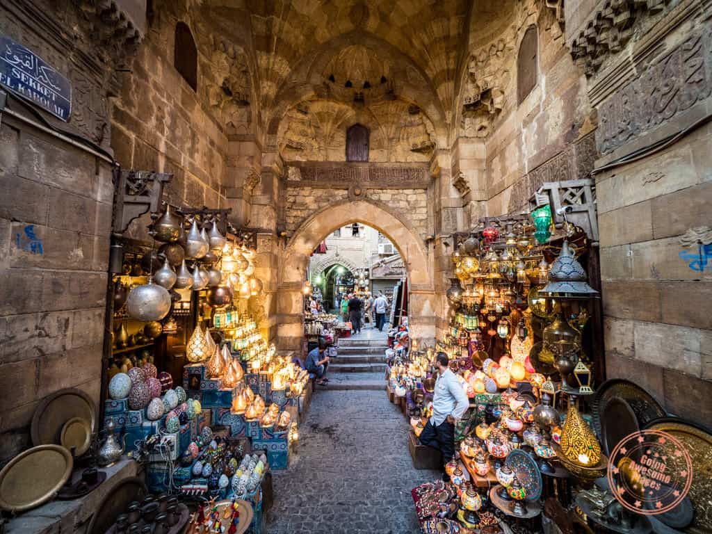 khan el khalili lantern entryway street