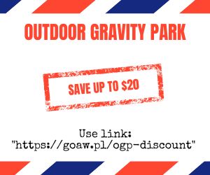 outdoor gravity park coupon discount code and promotion