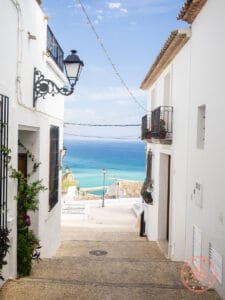 picturesque town of altea and the mediterranean sea