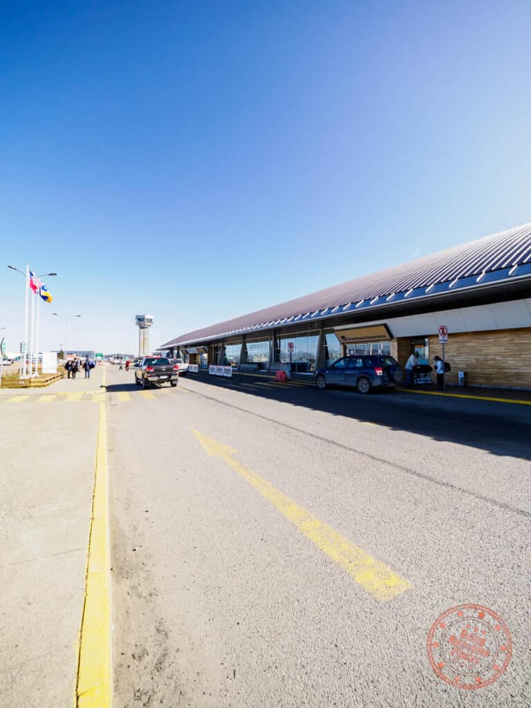 punta arenas airport exterior puq in patagonia