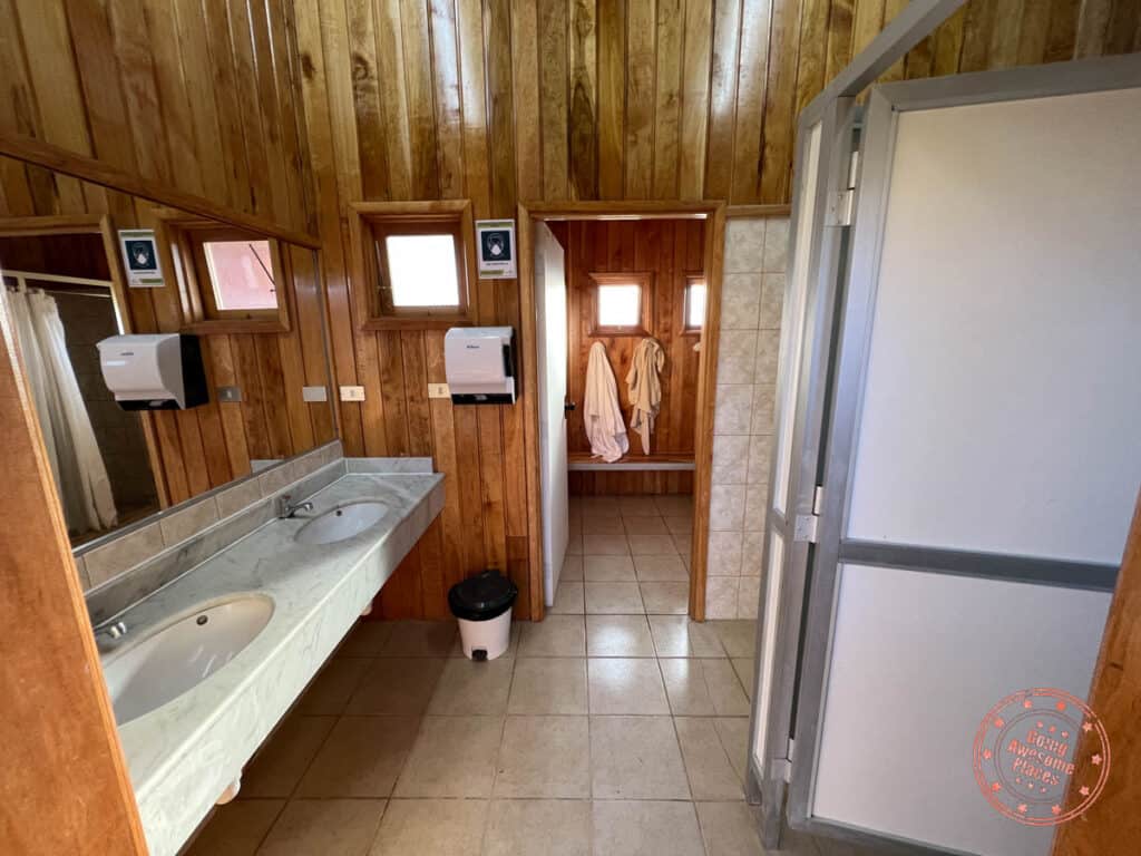 riverside camp bathroom and washroom