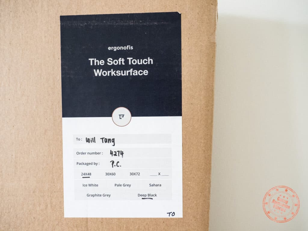 soft touch worksurface box for the ergonofis shift 2.0 review