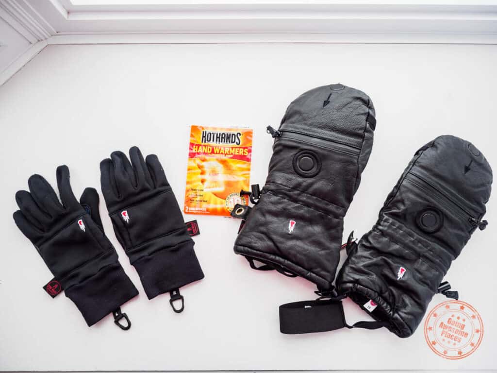the heat company gloves review with liner shell and hand warmers