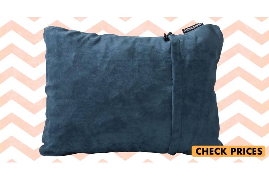 therm-a-rest travel pillow in camping gift ideas