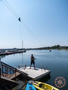 getting ready to go wakeboarding in port colborne