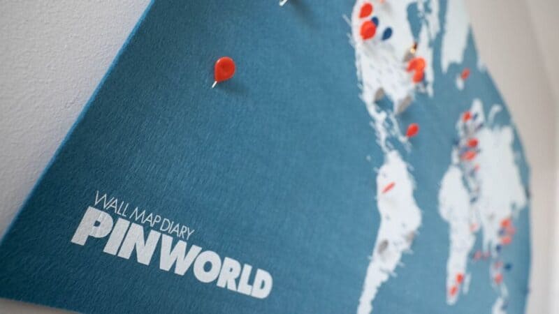 world maps with pins featured