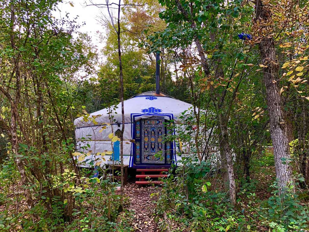 wyldwood sojourn yurt in ontario exterior